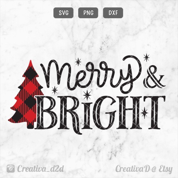 Download Christmas SVG Merry & Bright SVG Merry Christmas Svg Merry ...
