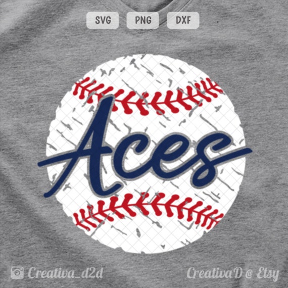 Download Aces Svg Dxf Png Aces Baseball Svg Grunge Aces Team Svg Reno Etsy