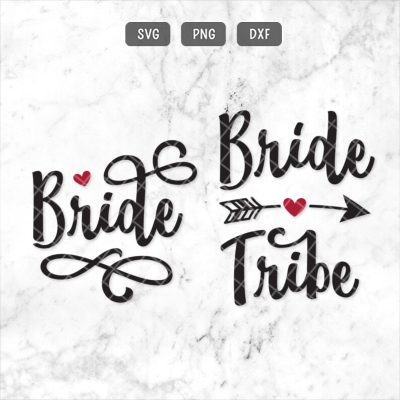 Download Bride Tribe SVG PNG DXF Bride Svg Bridesmaids Svg Bride | Etsy