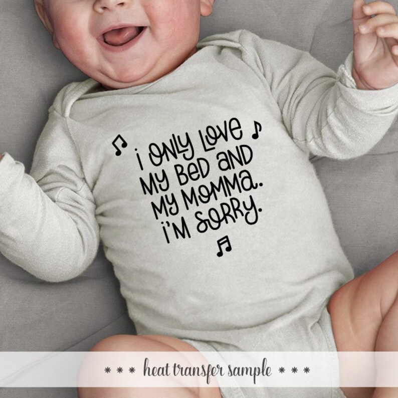 Download I Only Love My Bed And My Momma SVG Cut File for ...