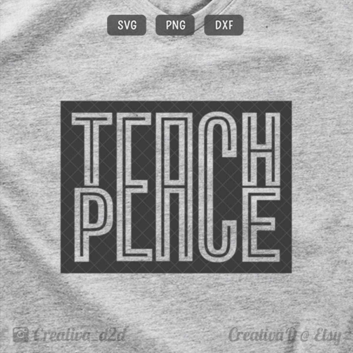 Download Teach Peace Svg File Teach Svg Peace Svg Teacher Svg Cut File Etsy