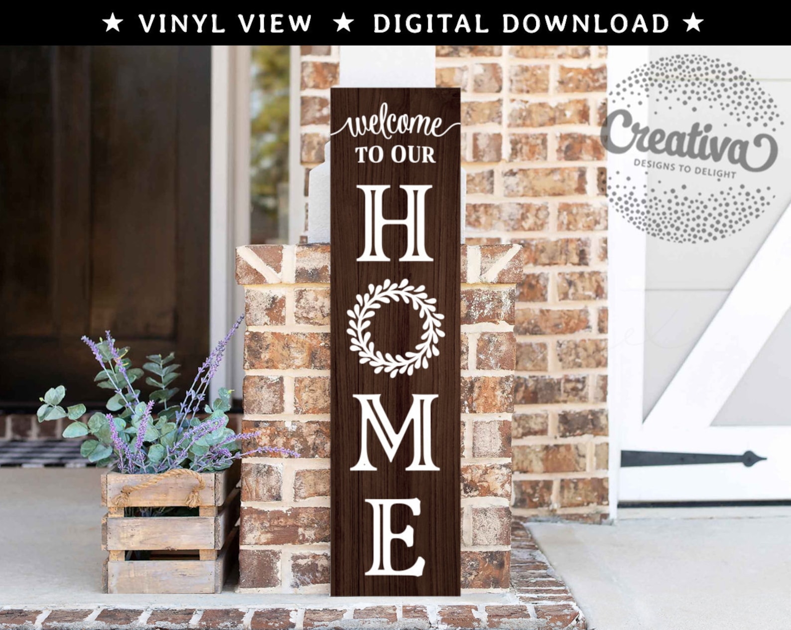 to Our Home Porch Sign SVG DXF PNG T Farmhouse Sign Etsy