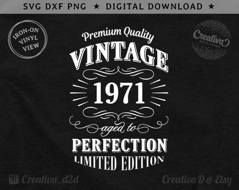 Download 50th Birthday Svg 1971 Birthday Svg Vintage Dude Svg Dad S Birthday Svg Limited Edition Svg Aged To Perfection Svg Tennessee Whiskey Svg Clip Art Art Collectibles Kromasol Com
