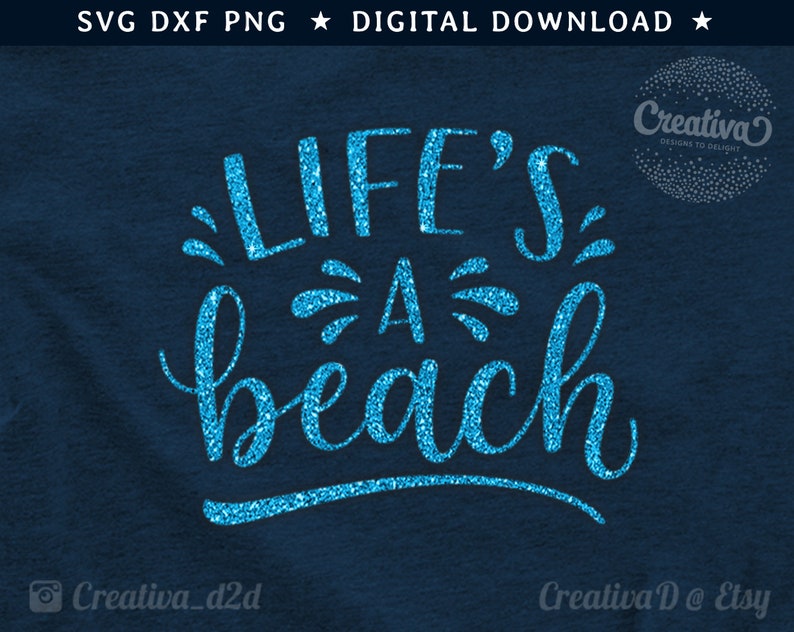 Download Beach Svg Life S A Beach Svg Beach Quote Svg Summer Svg Clip Art Printable Png Silhouette Cricut Cut File Dxf File Clip Art Art Collectibles Aabenthus Cbs Dk