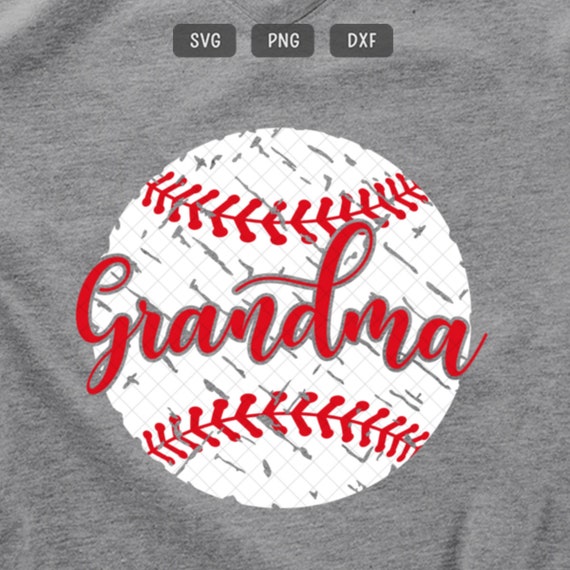 Download Art Collectibles Clip Art Baseball Grandma Svg Cricut Cut File Silhouette Baseball Svg Commercial Use Baseball Shirt Baseball Fan Grunge Distressed