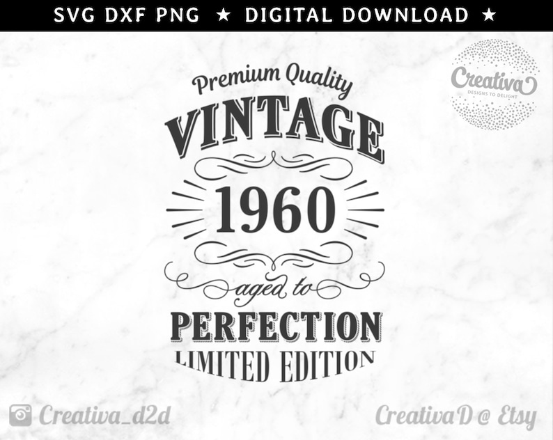 Download 60th Birthday SVG 1960 Birthday Svg Vintage Dude SVG Dad's ...