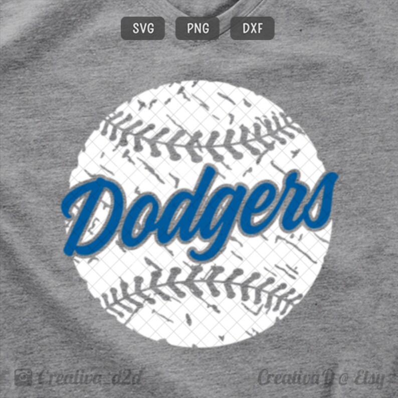Download Dodgers SVG DXF PNG Baseball Svg Grunge Dodgers Team Svg ...