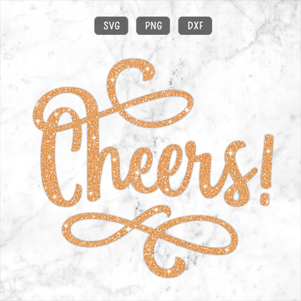 Download Cheers SVG PNG DXF New Year's 2019 Svg Champagne Svg Party ...