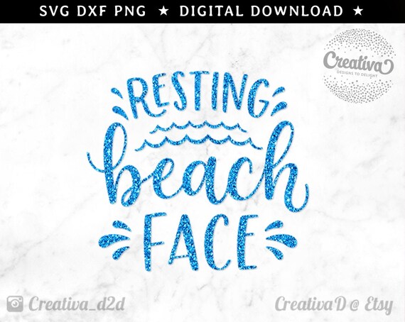 Download Beach Svg Resting Beach Face Svg Beach Life Svg Summer Svg Etsy