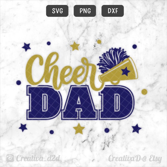Download Cheerleader Dad Svg Dxf Png Cheerleader Svg Dad Svg Vector Etsy
