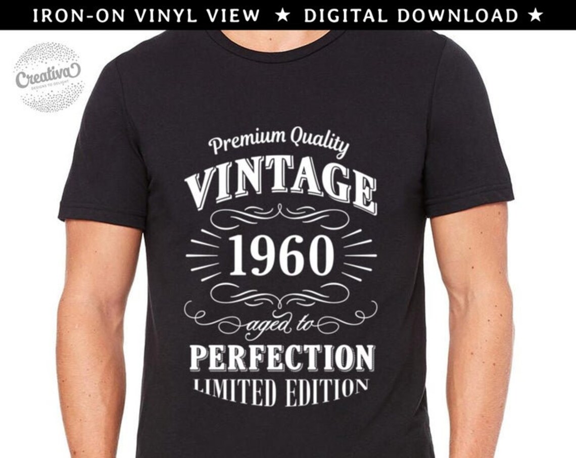 Download 60th Birthday SVG 1960 Birthday Svg Vintage Dude SVG Dad's ...