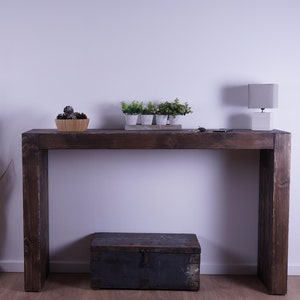 Rail-way Sleeper Console Table / Side Table - Hall Way / Entrance Hall ...