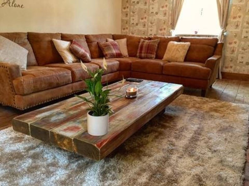 Bespoke Railway Sleeper Coffee Table Handmade to Order Etsy