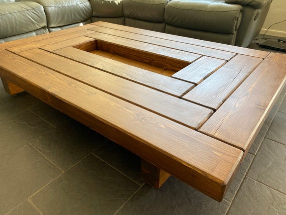 Bespoke Hand Crafted Railway Sleeper Coffee Table Available Hong Kong Bespoke Hand Crafted Railway Sleeper, Bespoke Wood Coffee Tables