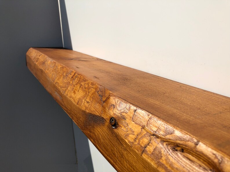 Bespoke HandBuilt Floating Sleeper Shelf Varnish Finish Etsy