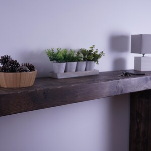 Rail-way Sleeper Console Table / Side Table - Hall Way / Entrance Hall ...