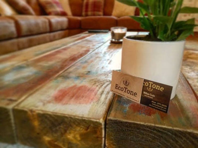 Bespoke Railway Sleeper Coffee Table Handmade to Order Etsy