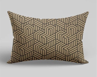 Customised Digital printing Maze Inspired Rectangular  Round Square  cushion cover with Cushion Inner Insert Pad