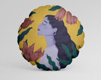 Customised Digital printing Classic Retro Rectangular  Round Square  cushion cover with Cushion Inner Insert Pad
