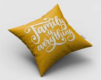Customised Digital printing Family cushion cover with Cushion Inner Insert Pad