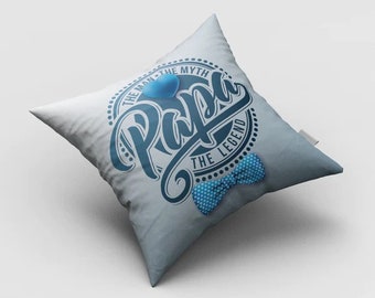 Customised Digital printing Special Papa cushion cover with Cushion Inner Insert Pad