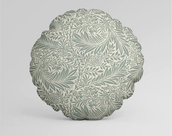 Customised Digital printing Round Leaf  cushion cover with Cushion Inner Insert Pad