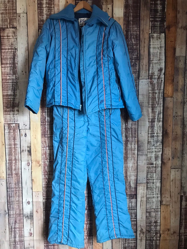 80's Retro Polaris Snowmobile Suit Vintage Two Piece Etsy