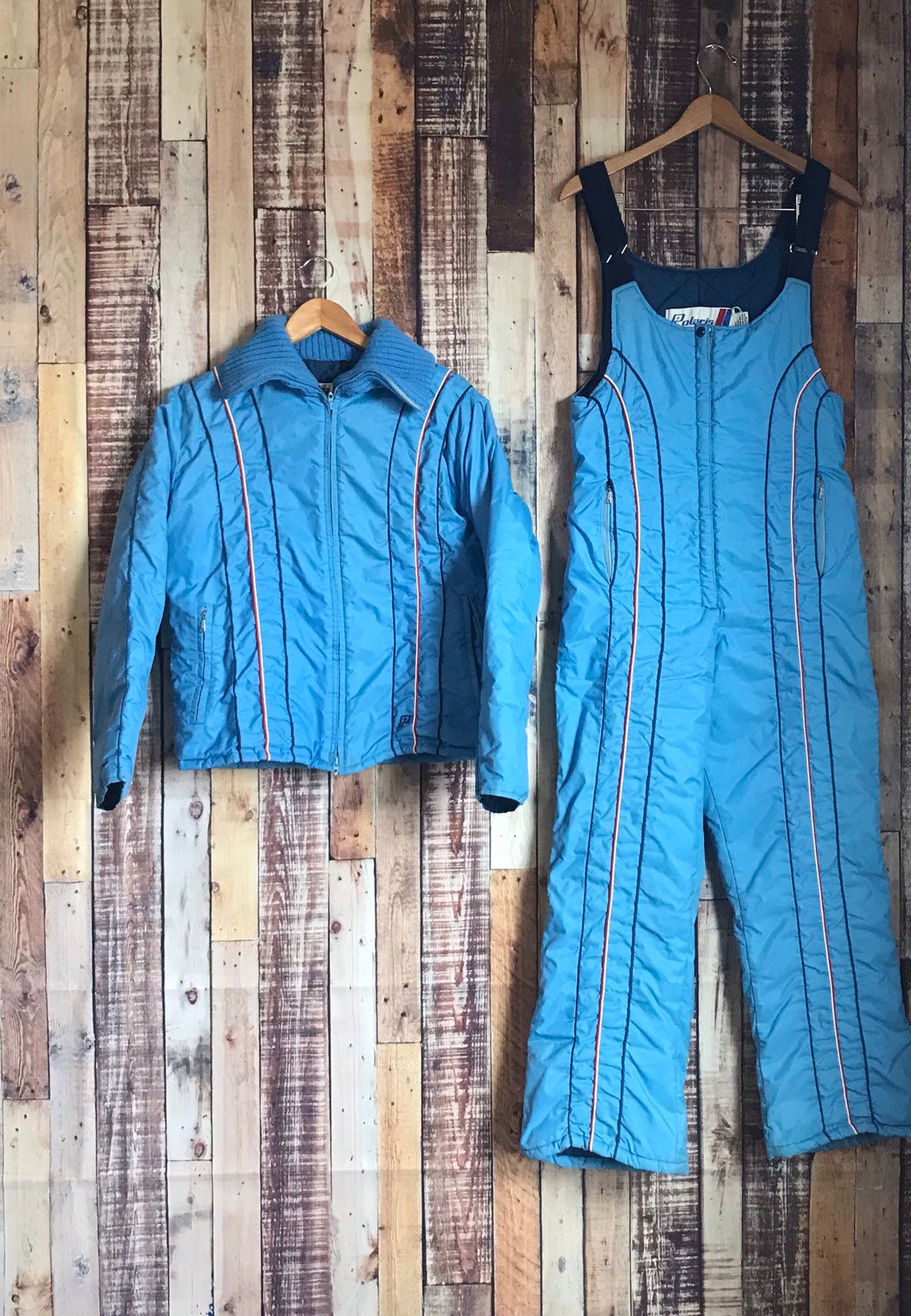 80's Retro Polaris Snowmobile Suit Vintage Two Piece Etsy
