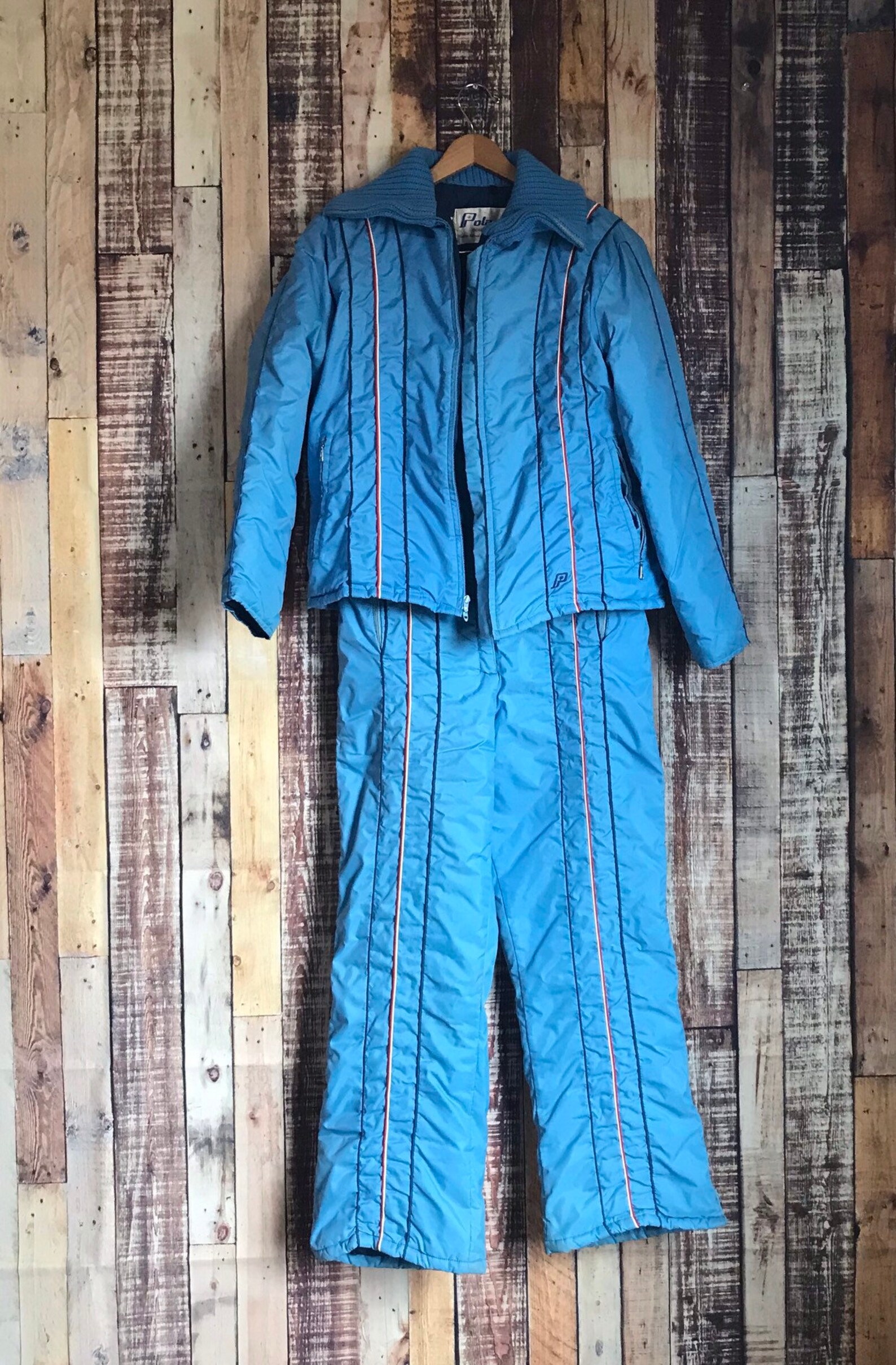 80's Retro Polaris Snowmobile Suit Vintage Two Piece Etsy