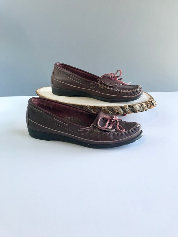 minnetonka leather moccasins