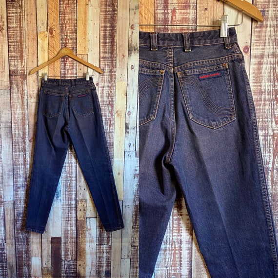 80's Purple Denim Jeans Vintage Bobbie Brooks Purple | Etsy