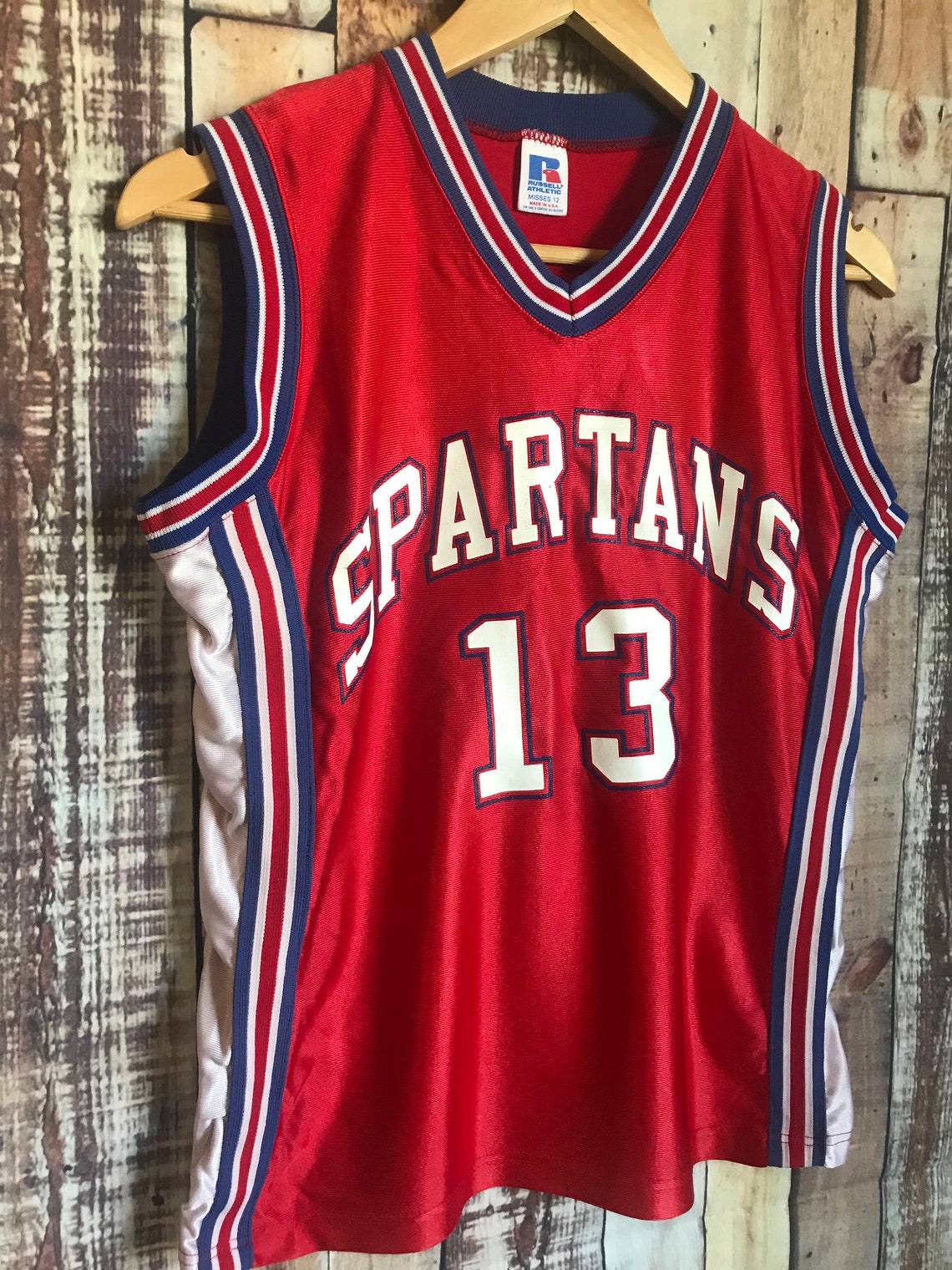 Vintage Basketball Jersey Vintage Spartans 13 Womens Etsy