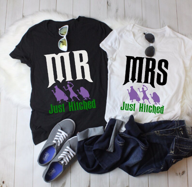 just married disney shirts