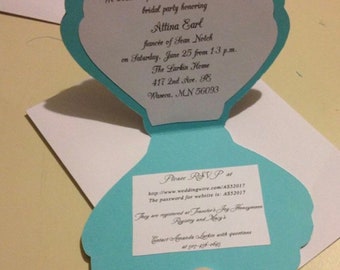 Seashell Invitation Etsy