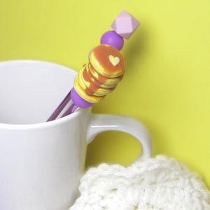 Pancake Ami sticks, amigurumi sticks, sewing sticks, plushie sticks, knitting sticks, sewing stick set, crochet sewing sticks, set of 2