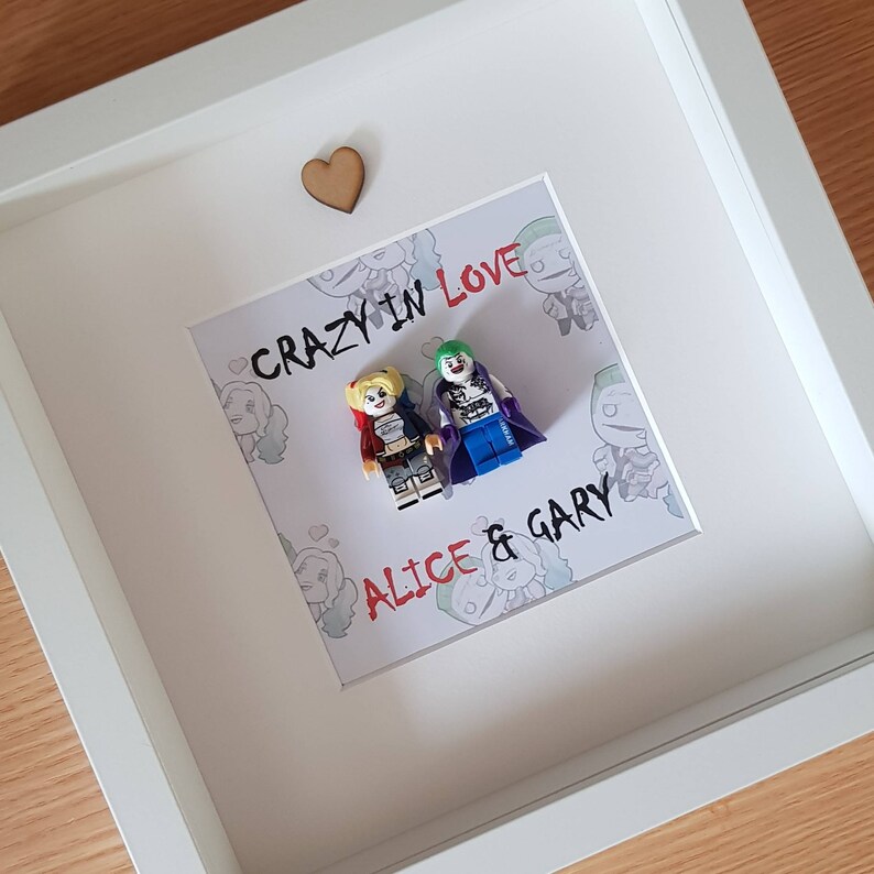Harley Quinn Joker Personalised Frame 1