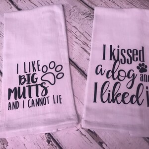 Dogs and Cats Funny Tea Towel,Funny Pet Tea Towels,Funny Kitchen Towel,Funny Dish Towel,Funny Pet Lovers,Funny Dog Lovers,Tea Towels zdjęcie 2