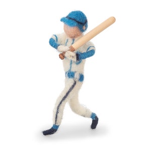 Miniature made of felt, baseball
