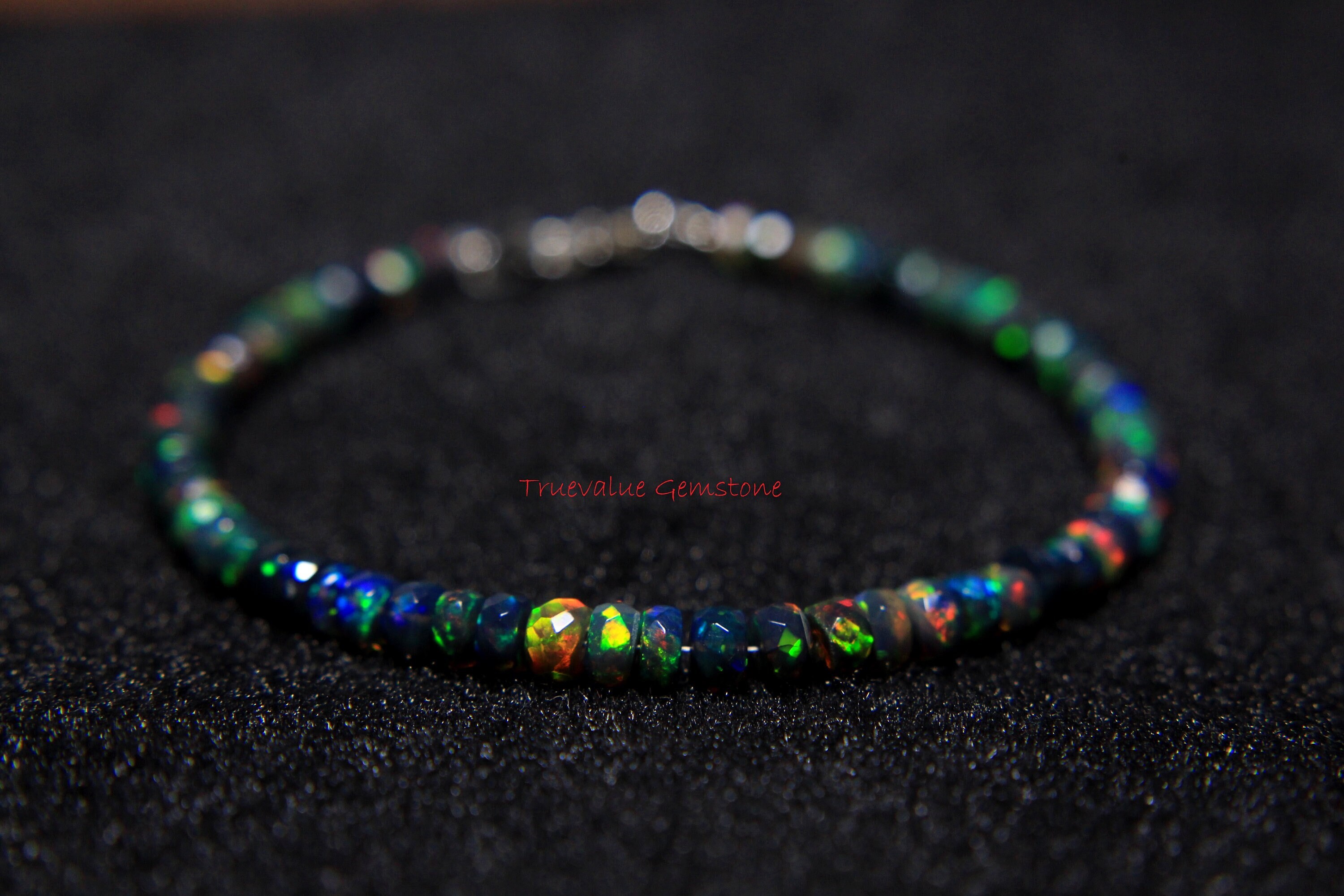 Mens fire hotsell opal bracelet