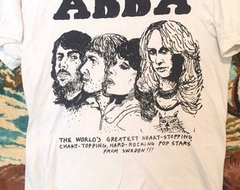 abba t shirt vintage