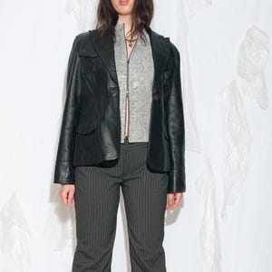 Y2k leather jacket - Etsy 日本