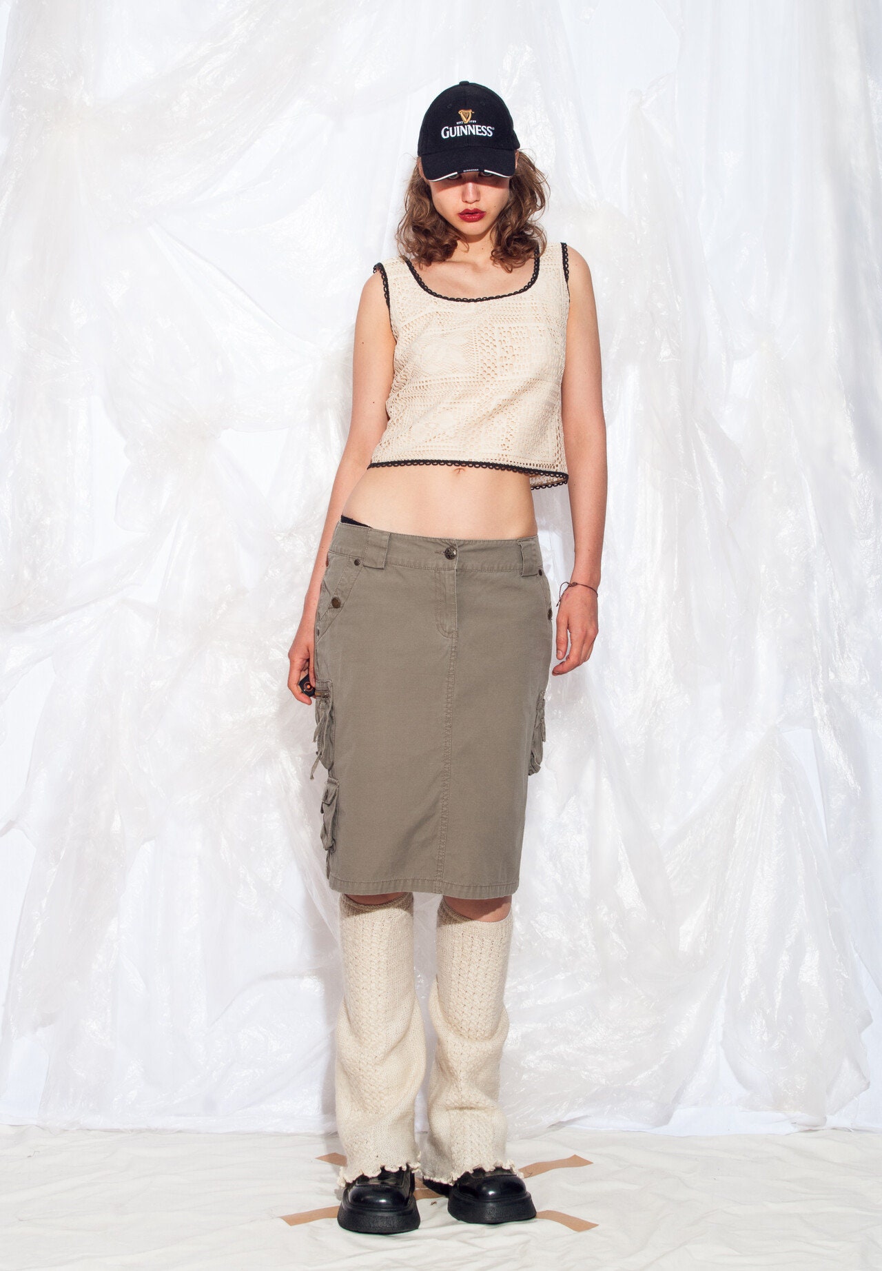 ◆2000Archives◆ MERMAID CARGO SKIRT VINTAGE KHAKI 2A24FWSK0 MERMAID CARGO SKIRT (VINTAGE KHAKI) - 2000 Archives
