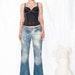 Vintage Y2K Blue Acid Wash Miss Sixty Hipster Low-Rise Bootcut Denim Jeans S 10