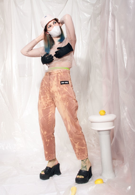 bleach vintage mom jeans