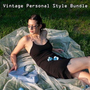 Vintage Personal Style Bundle Mystery Box - Y2K 90s Aesthetic - Pinterest Outfit - 5-6 Clothing Items and Accessories