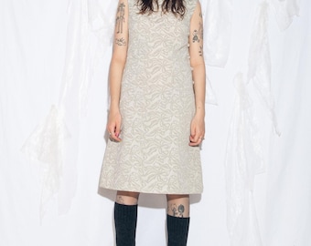 green emerald velvet dress White Mini Shift Dress with Embroidered Shell Detail