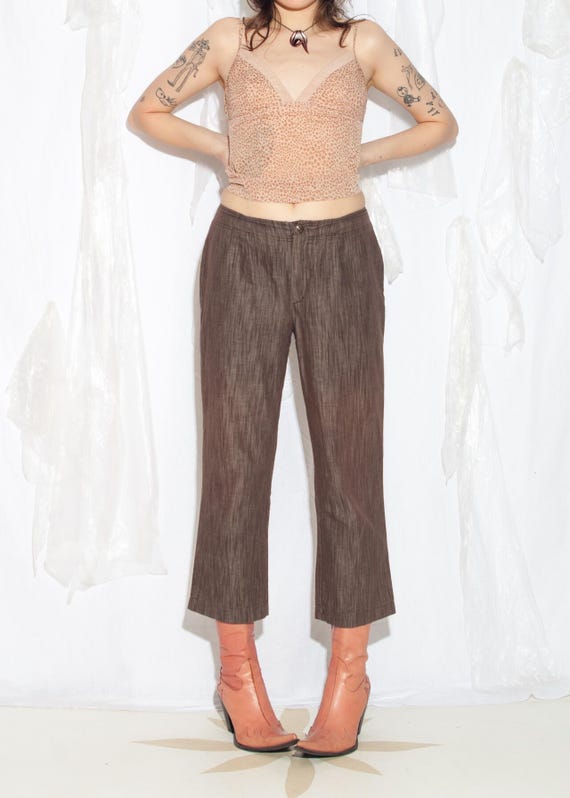 goa系 2000's linen flarepants archive y2k goa系 2000's linen flarepants archive y2k