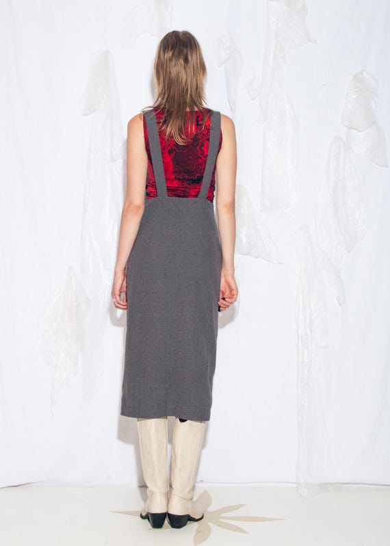 green emerald velvet dress HT 360 Collective - Dungarees Dress