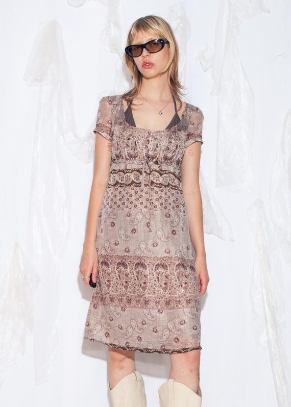 long sleeve floral dress midi Flourish in Florals Midi Dress Navy/Lilac / M