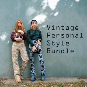 Vintage Personal Style Bundle Mystery Box - Y2K 90s Aesthetic - Pinterest Outfit - 7-8 Clothing Items and Accessories